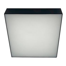 Panel Led cuadrado 12W luz fría Ultra liviano negro