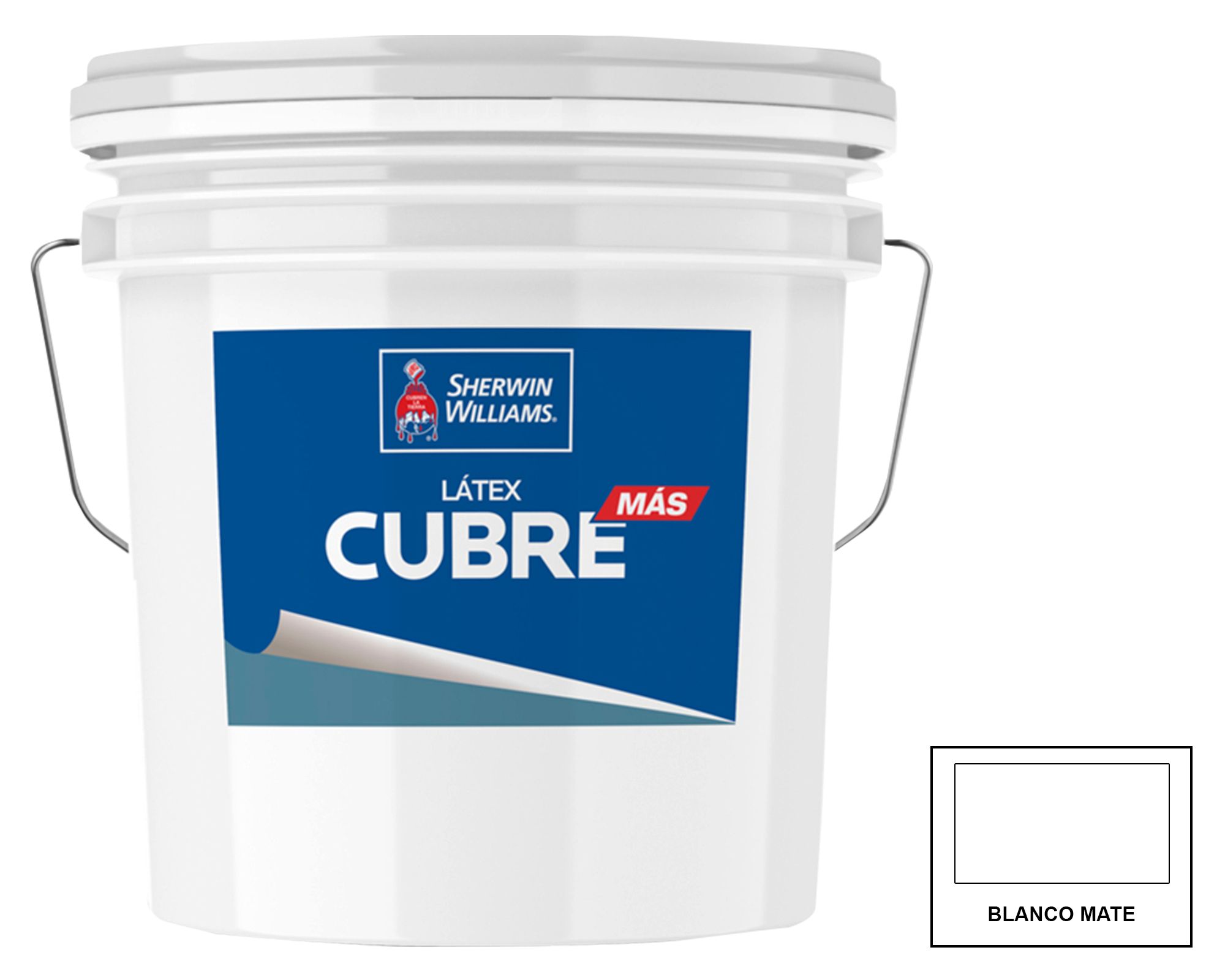 Latex Cubre Mas blanco 13.6 litros