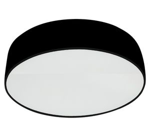 Panel Led redondo 22W 16.5 cm luz fría Ultra liviano negro