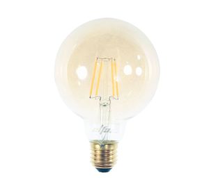 Ampolleta led 8W E27 luz fría G95 Filamento