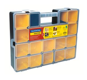 Maleta organizadora 46x38x8 cm negro/amarillo