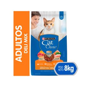 Alimento seco adulto delimix 8 kg