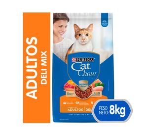 Alimento seco adulto delimix 8 kg