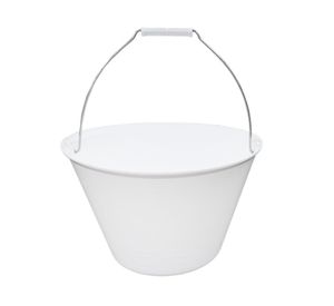 Balde para adhesivo/fragüe blanco 36x22.5x21 cm