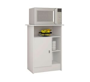 Mueble auxiliar frutero blanco