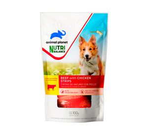 Snack perro treats tiritas vacuno 100 g