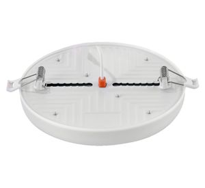 Foco embutido led ajustable redondo 22W 17 cm luz cálida blanco