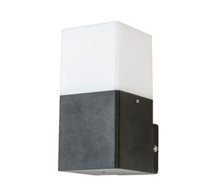 Aplique muro Brando E27 1L negro