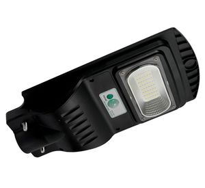 Luminaria Solar exterior negro 30W 39 cm luz fría