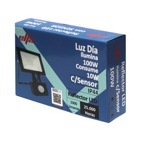 Reflector LED con sensor 10W luz fría
