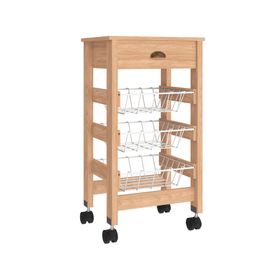 Frutero 1 cajón 3 cestas miel