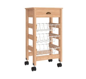 Frutero 1 cajón 3 cestas miel