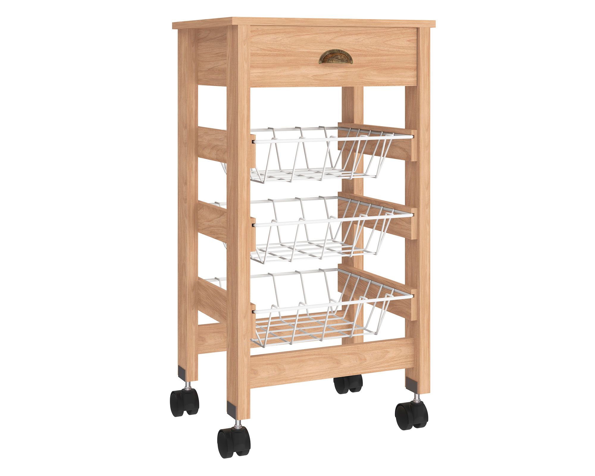 Frutero 1 cajón 3 cestas miel a $29.990