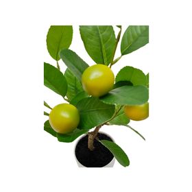 Planta artificial con maceta Limón