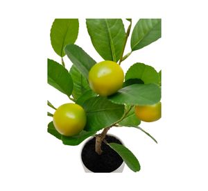 Planta artificial con maceta Limón