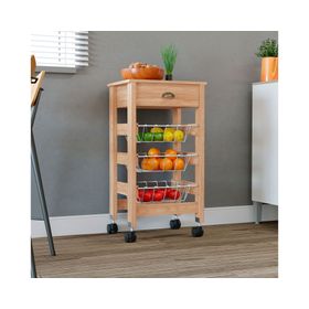 Frutero 1 cajón 3 cestas miel