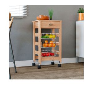 Frutero 1 cajón 3 cestas miel