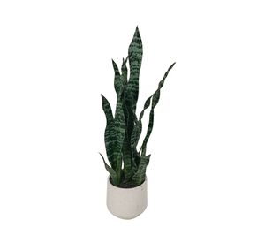 Planta artificial con maceta Sansevieria