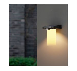 Aplique solar 100 lúmenes contra agua vertical