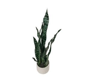 Planta artificial con maceta Sansevieria