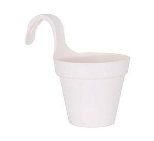 Maceta Balcón simple blanco 20 cm