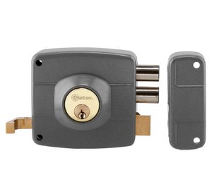 Cerradura sobreponer 110 10x8x4.5 cm gris