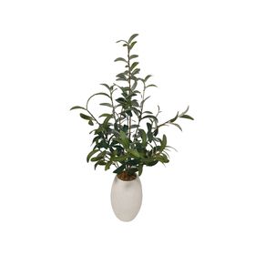 Planta artificial con maceta Oliva