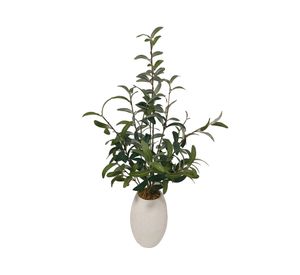 Planta artificial con maceta Oliva