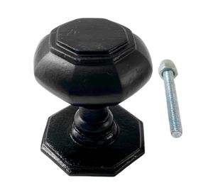 Perillón Octogonal F-28 negro 7.62 cm