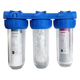 Pack triple filtración sarro/sedimentos y cloro