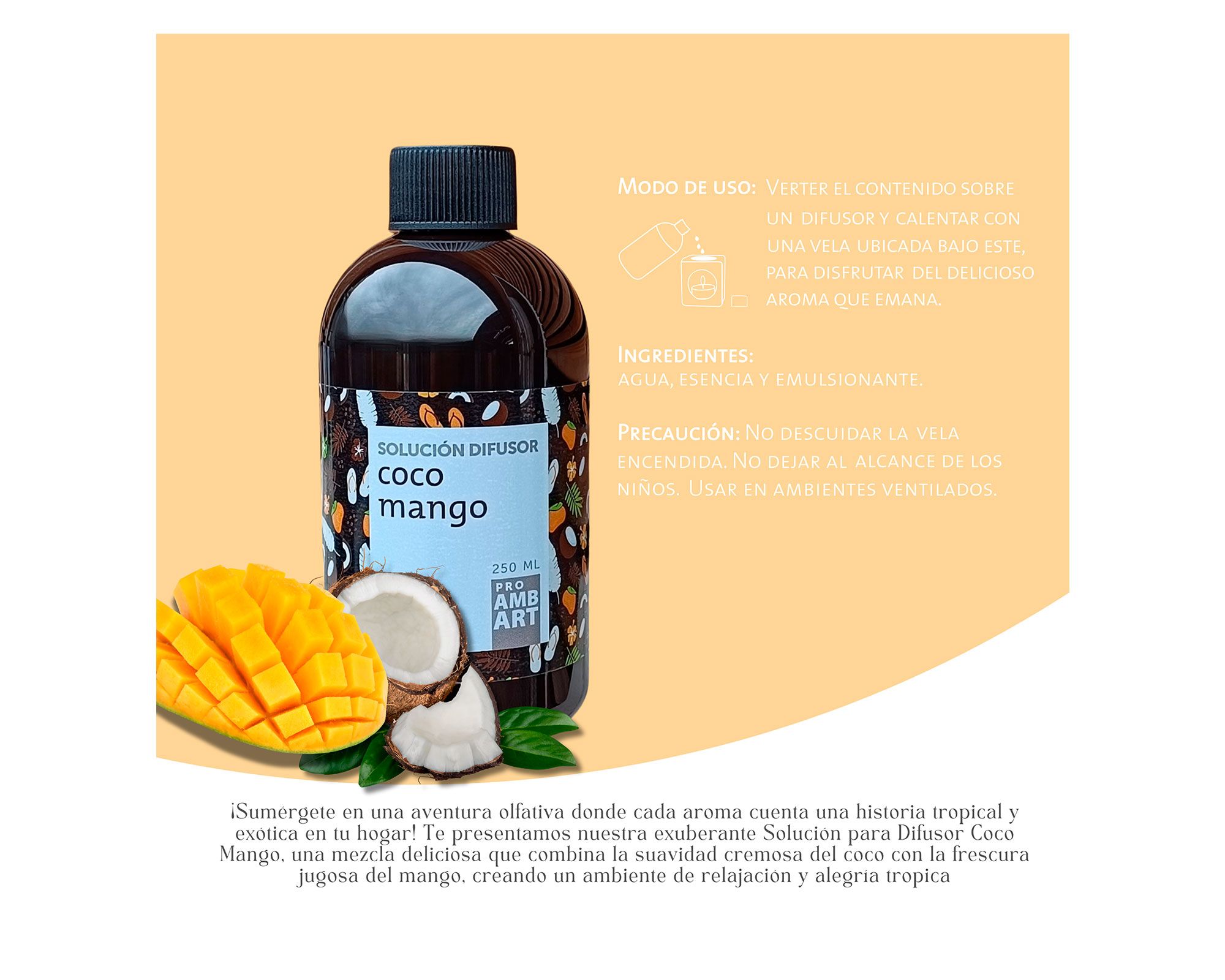 Aromatizador Difusor Ambart 250 ml