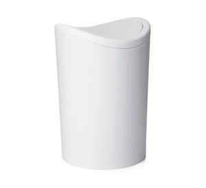 Basurero Basculante baño blanco 6 lt