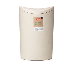 Basurero baño Basculante beige 6 lt