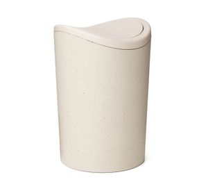 Basurero baño Basculante beige 6 lt