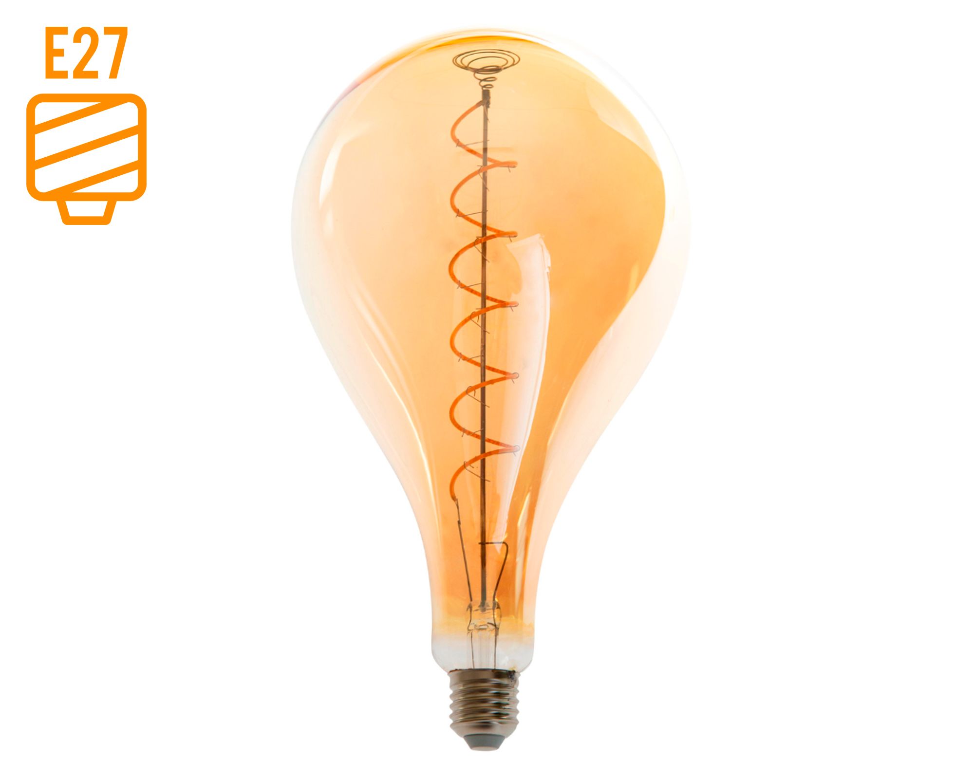 Ampolleta led A160 vintage 6W E27 luz cálida
