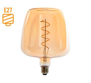 Ampolleta led U150 vintage 6W E27 luz cálida