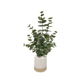 Planta artificial con maceta Eucalipto
