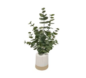Planta artificial con maceta Eucalipto