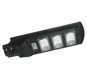 Luminaria Solar exterior negro 90W 62 cm luz fría