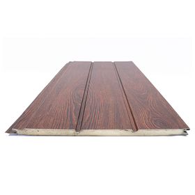 Plancha siding metal 1.6x38x380 cm caoba