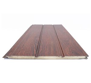 Plancha siding metal 1.6x38x380 cm caoba