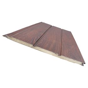 Plancha siding metal 1.6x38x380 cm caoba