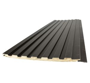 Siding metal 1.6x38x380 cm negro max