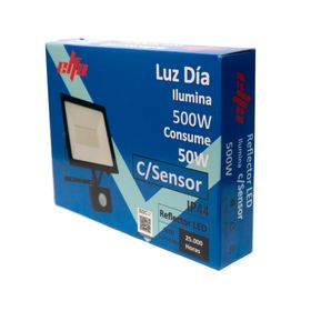 Reflector LED con sensor 50W luz fría