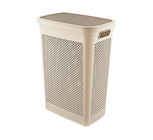 Hamper con asas Textura 48 lt arena