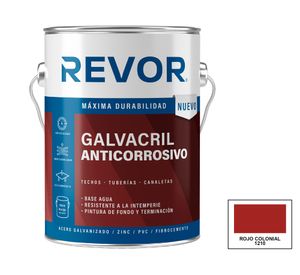Pintura de techo Galvacril anticorrosivo colonial 1 gl