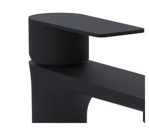 Monomando lavamanos Bruna negro mate