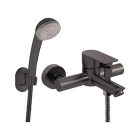 Monomando de tina ducha Bruna grafito austral