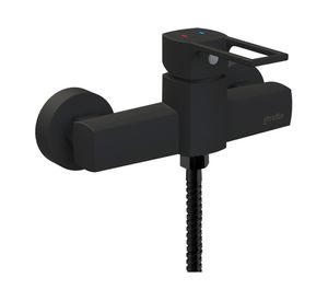 Monomando de ducha Alatri negro mate
