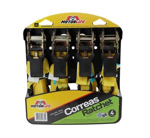 Correa sujeta carga 25 mm x 5 m 4 un.